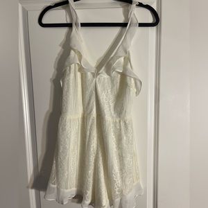 White Vestique Romper